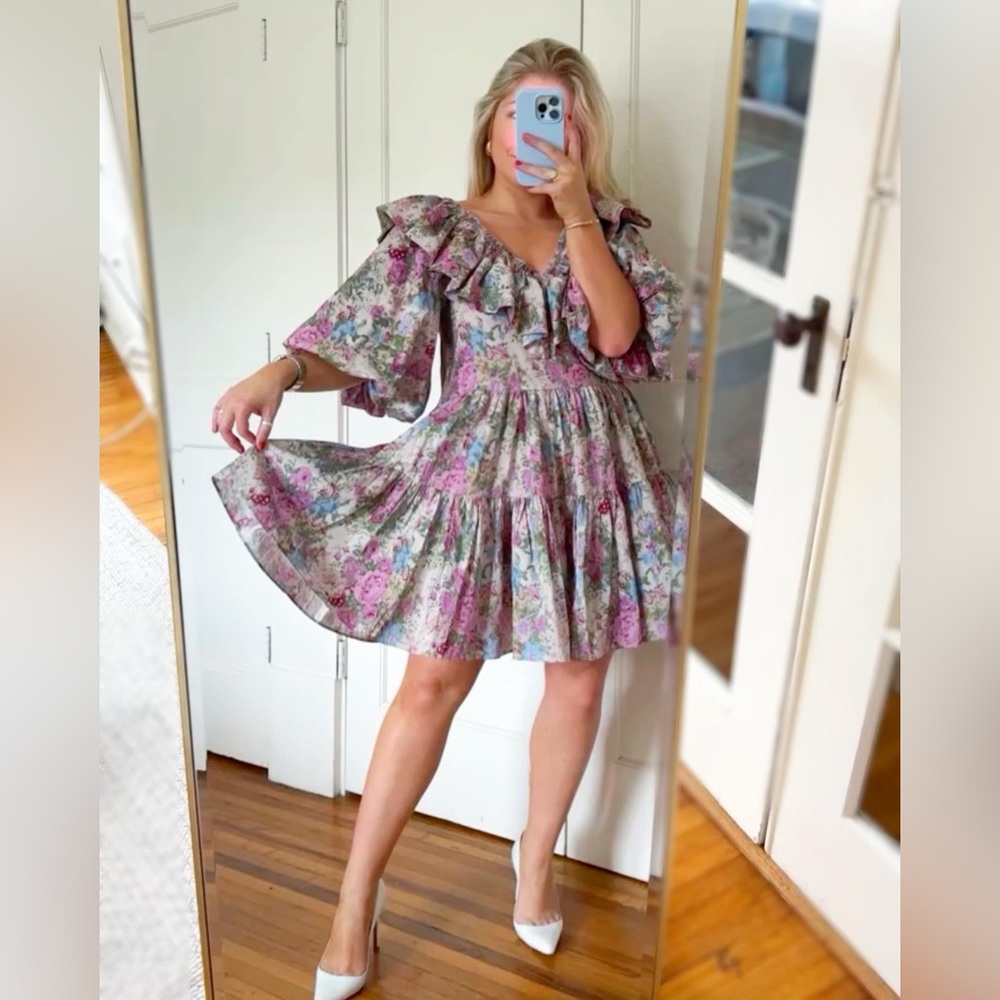 Floral Ruffle Dress